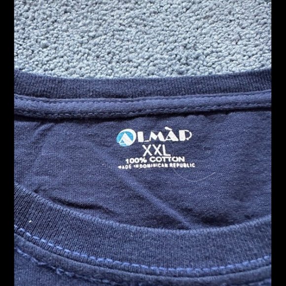 Almar Unisex Adult Navy Blue "Keep Calm And Enjoy Punta Cana" T-Shirt Size XXL - Picture 2 of 3